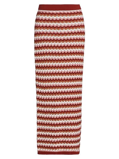 Ronny Kobo Women's Drake Knit Midi-Skirt