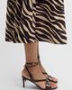 Ronny Kobo Women's Feyre Zebra-Striped Drop-Waist Skirt - 5