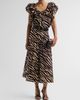 Ronny Kobo Women's Feyre Zebra Stripe Drop Waist Skirt - 2