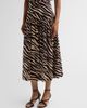 Ronny Kobo Women's Feyre Zebra Stripe Drop Waist Skirt - 4