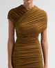 Ronny Kobo Women's Janel Ruched Midi Dress - 5