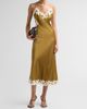 Ronny Kobo Women's Lalita Stretch-Silk A-Line Midi Dress - 2