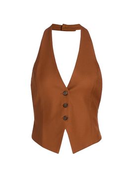 Ronny Kobo Women's Lido Wool-Blend Vest