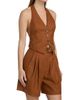 Ronny Kobo Women's Lido Wool-Blend Vest - 4