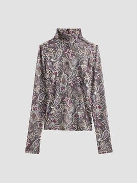 Ronny Kobo Women's Lorden Paisley Mesh Top