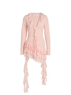 Ronny Kobo Women's Lyla Ruffled Jersey Minidress