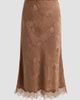 Ronny Kobo Women's Mina Floral Silk Lace-Trim Skirt - 6
