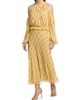 Ronny Kobo Women's Morrigan Shadow Plaid A-Line Maxi Skirt - 2