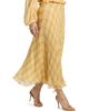 Ronny Kobo Women's Morrigan Shadow Plaid A-Line Maxi Skirt - 4