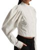 Ronny Kobo Women's Outlander x Ronny Kobo Swanson Striped Button-Front Top - 6