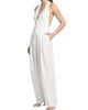Ronny Kobo Women's Rex Linen-Blend Vest Jumpsuit - 4