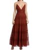 Ronny Kobo Women's Rune Tiered Lace-Trimmed Maxi Dress - 3