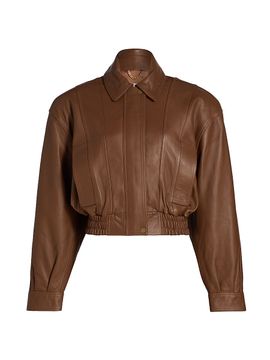 Ronny Kobo Women's Samson Leather Crop Jacket