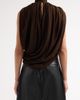 Ronny Kobo Women's Sav Draped Mock Turtleneck Top - 3