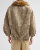 Ronny Kobo Women's Savannah Tweed Faux Fur Collar Jacket - 3