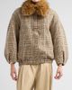 Ronny Kobo Women's Savannah Tweed Faux Fur Collar Jacket - 4