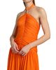 Ronny Kobo Women's Wrenley Ruched Halter Midi-Dress - 6
