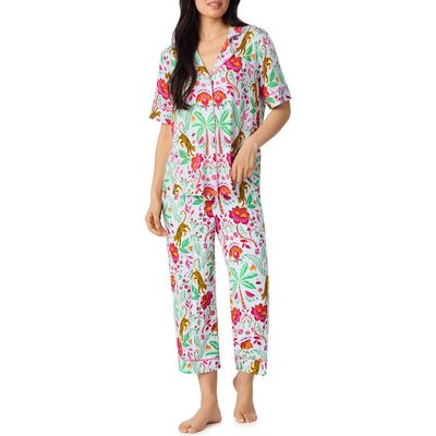 Room Service Pjs Room Service Pjs Print Crop Pajamas