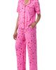 Room Service Pjs Room Service Pjs Short Sleeve Notch Collar Pajama Set - 3