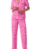 Room Service Pjs Room Service Pjs Short Sleeve Notch Collar Pajama Set - 4