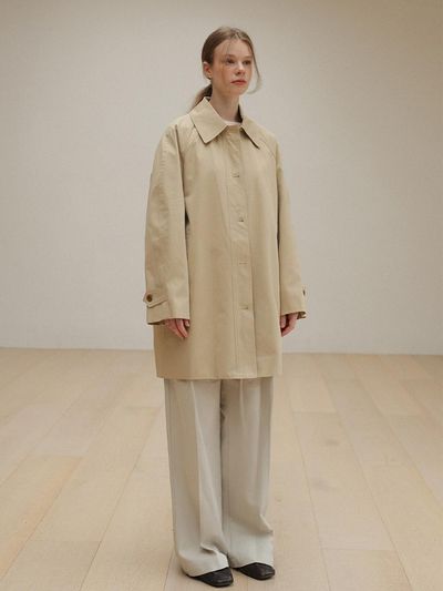 ROOMPACKER Cotton Raglan Half Jacket