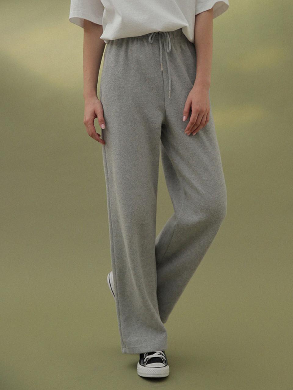 ROOMPACKER Relaxed Fit Cotton-Polyester Easy Pants [Maroon]
