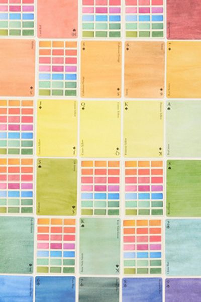 Roomytown Watercolor Playing Cards
