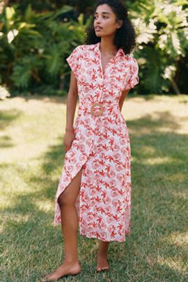 Ro's Garden Catherine Cotton Midi Dress