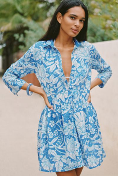 Ro's Garden Deauville Cotton Shirt Dress