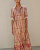 Ro's Garden Jinette 100% Cotton Midi Dress - 1