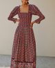 Ro's Garden Jocelyn 100% Cotton Midi Dress - 1