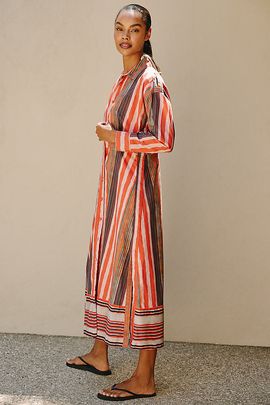 Ro's Garden Jodhpur 100% Cotton Midi Dress