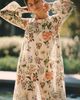 Ro's Garden Linda Long-Sleeve Midi Dress - 1