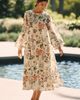 Ro's Garden Linda Long-Sleeve Midi Dress - 2