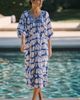 Ro's Garden Lulu V-Neck Midi Dress - 1