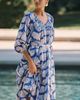 Ro's Garden Lulu V-Neck Midi Dress - 4