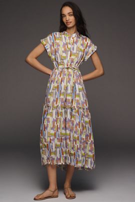 Ro's Garden Mumi 100% Cotton Midi Dress