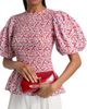 Ro's Garden Women's Luz Floral Cotton Peplum Top - 6