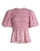 Ro's Garden Women's Luz Floral Cotton Peplum Top - 8