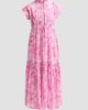 Ro's Garden Women's Mumi Floral Cotton Tie Midi Dress - 1