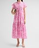 Ro's Garden Women's Mumi Floral Cotton Tie Midi Dress - 2