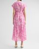 Ro's Garden Women's Mumi Floral Cotton Tie Midi Dress - 3