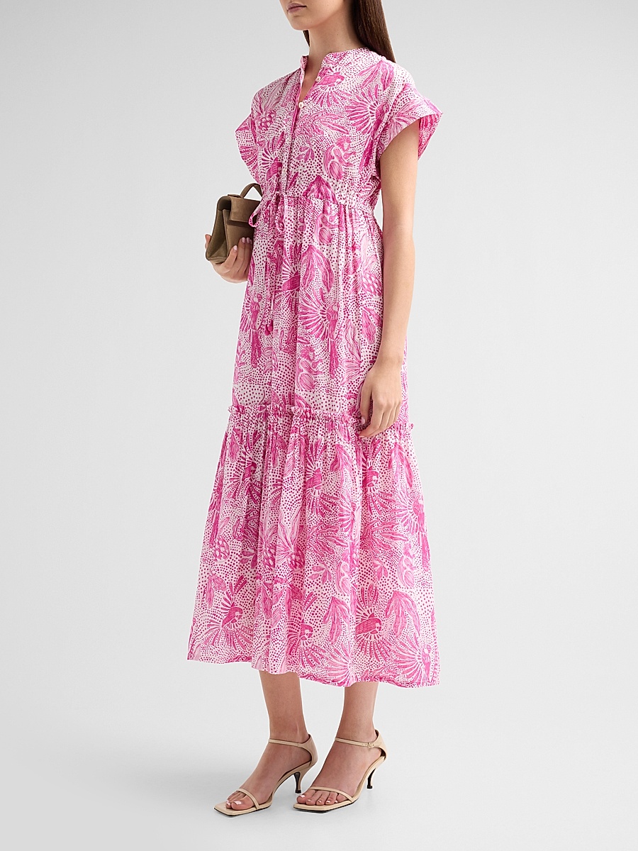 ro's garden mumi midi dress MUMI MIDI DRESS YESHI RED