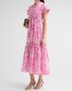 Ro's Garden Women's Mumi Floral Cotton Tie Midi Dress - 4