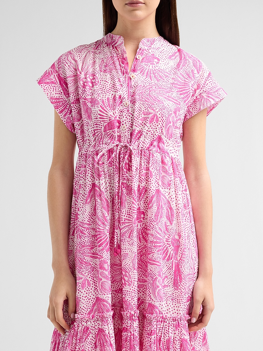 ro's garden mumi midi dress MUMI MIDI DRESS LEE RED RED / LEE / S