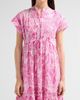 Ro's Garden Women's Mumi Floral Cotton Tie Midi Dress - 5
