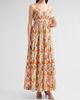Ro's Garden Women's Reece Floral Cotton Maxi Dress - 4