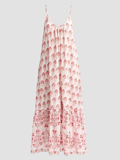 Ro's Garden Women's Samoa Floral Cotton Maxi Dress