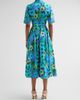 Ro's Garden Women's Sutton Floral Tie-Waist Midi Dress - 3
