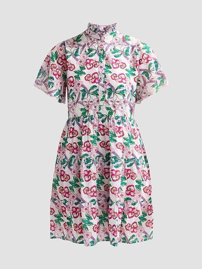 Ro's Garden Women's Vibeka Floral Cotton Mini Dress